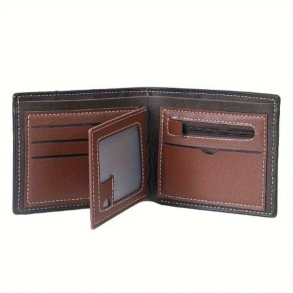 Men's High-Capacity Wallet Small Multi Slot Wallet for Coins Vintage 6