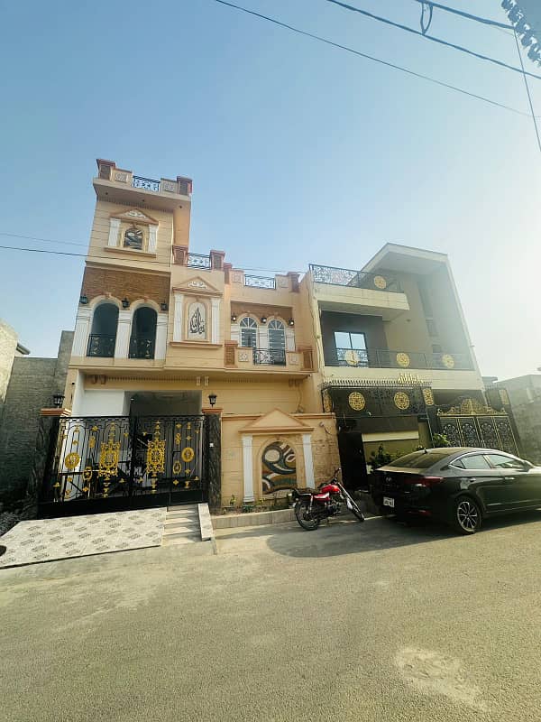 5 Marla Spanish Style Beautiful House For Sale In AL Ahmad Garden Main GT Road Lahore 1