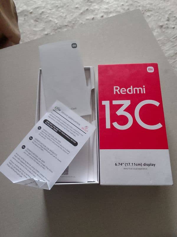 Redmi 13c 6/128 with box only 6 month warranty 2