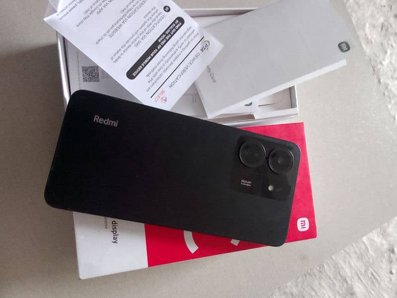 Redmi 13c 6/128 with box only 6 month warranty 3