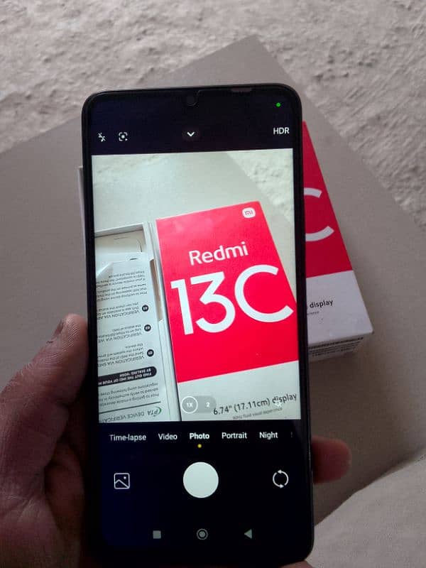 Redmi 13c 6/128 with box only 6 month warranty 5