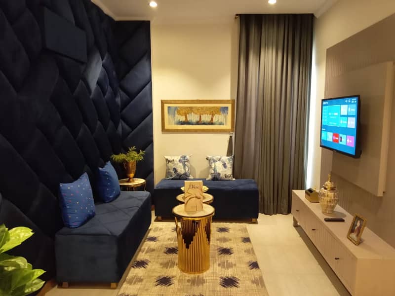 1-Bed Fully Furnished Flat For Rent Family Building Best Location Sector C Bahria Town Lahore 2