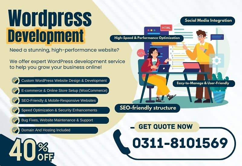 Wordpress Website Development | Ecommerce Online Store Website |SEO 1