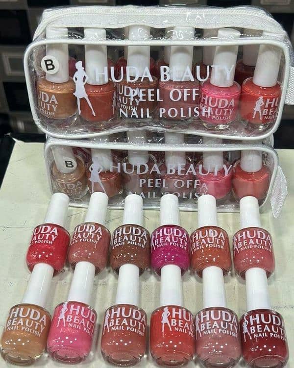 Vibrant Multicolor Nail Polish Set - 12 Pcs 1