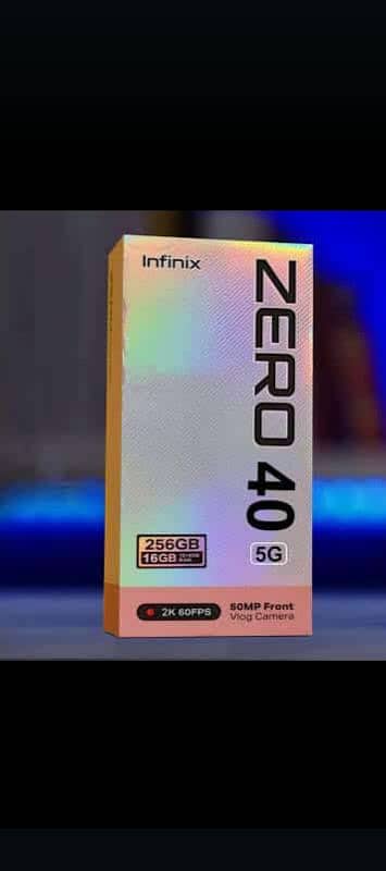 zero 40 infinix 16 256gb open box full zero condition 1