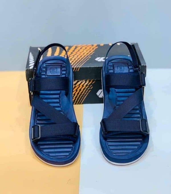 Men's Elastic Fibre Sports Sandals Blue 1