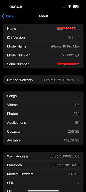 iPhone 16 Pro Max 256GB – PTA Approved With Official Warranty 3