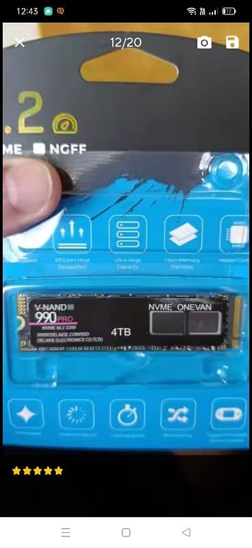 990 Pro Nvme 4.0 M. 2 SSD 1