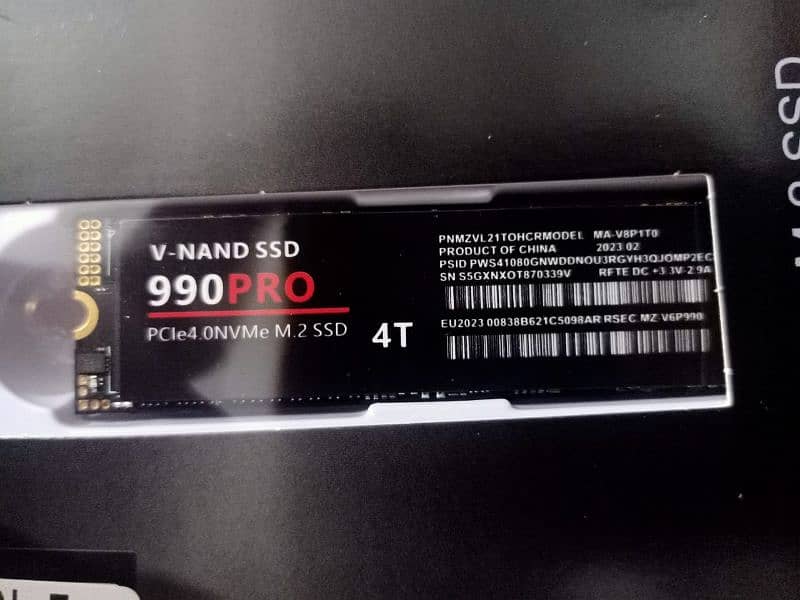 990 Pro Nvme 4.0 M. 2 SSD 3