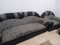 sofa sett 3seater with 1 seater 2 sofa sett for sale total 3 item