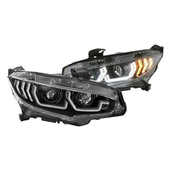 All Cars Sports/ Janion And Modified Headlights Backlights Available 2