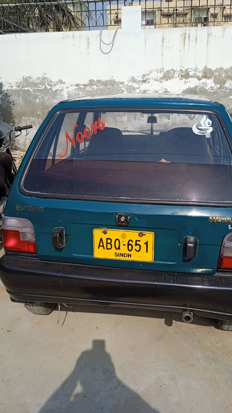 Mehran 1998 model lush condition 1