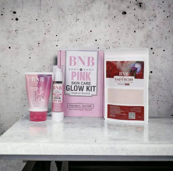 "BNB" pink glow radiance kit _ where radiances meets cares 2