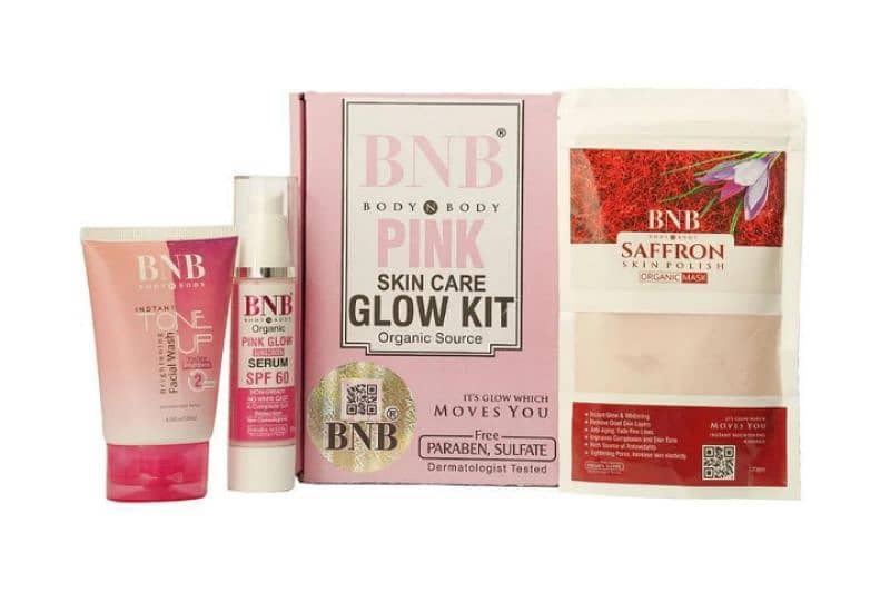 "BNB" pink glow radiance kit _ where radiances meets cares 4