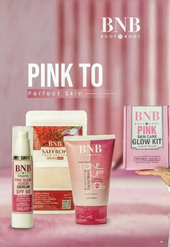 "BNB" pink glow radiance kit _ where radiances meets cares 5