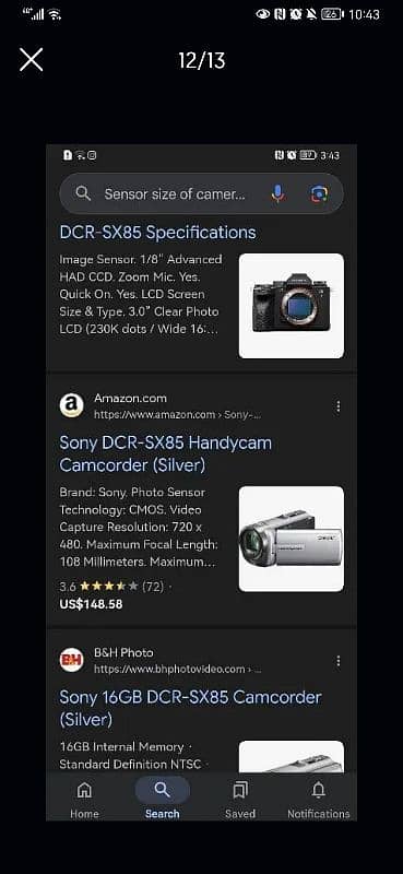 sony camera (DCR-SX85) 12