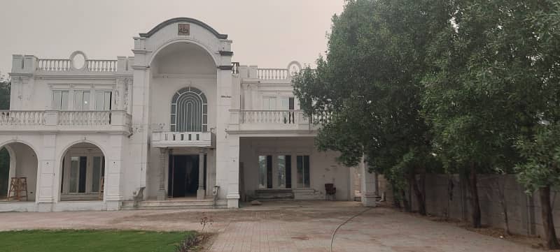 Brand New 4 kannal Farm House for Sale adjacent to main Barki road Lahore 1