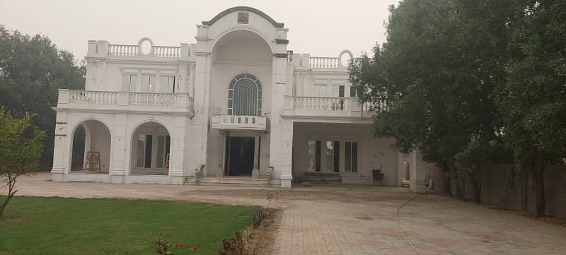 Brand New 4 kannal Farm House for Sale adjacent to main Barki road Lahore 2