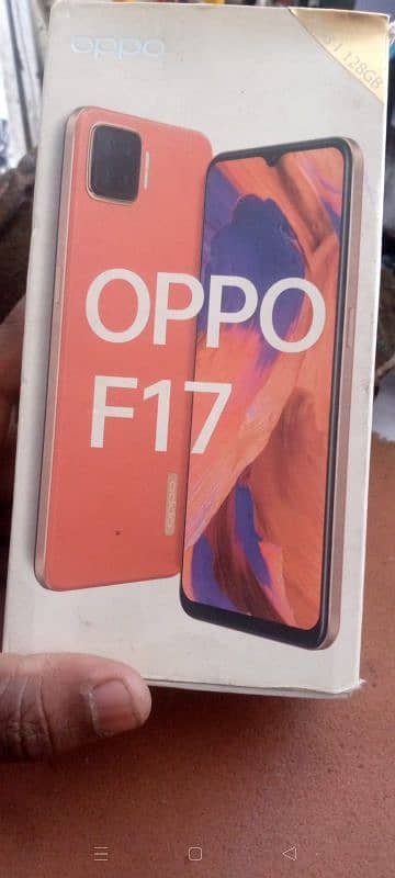 oppo f17 8/128 box only. read add carefully 03317262462. 8