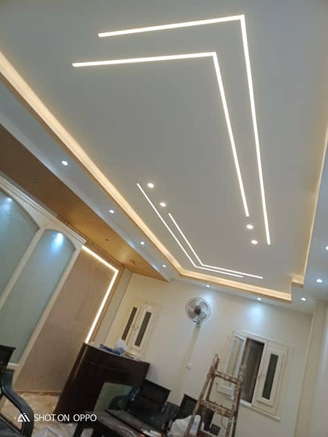 Pvc panel/Wallpaper/Vinyl floor/Wpc panel/Window Blinds/False ceiling 11