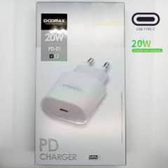 "Doomax PD01 20W USB-C PD Fast Charger - Compatible