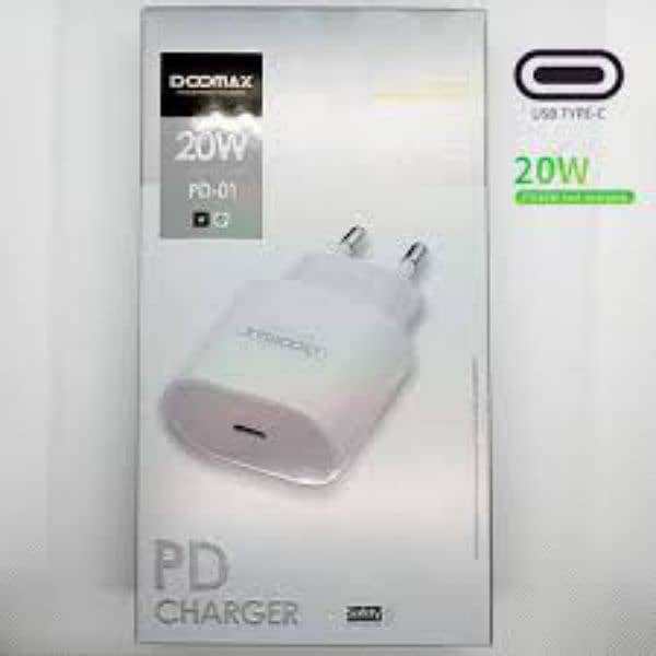 "Doomax PD01 20W USB-C PD Fast Charger - Compatible 0