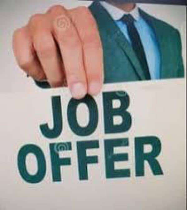 (JOB'S) Offer Male And Remale limited Seat's Available 0