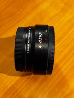 Canon lens 50mm f/1.8 STM & Viltrox EF-EOS Mmount adapter