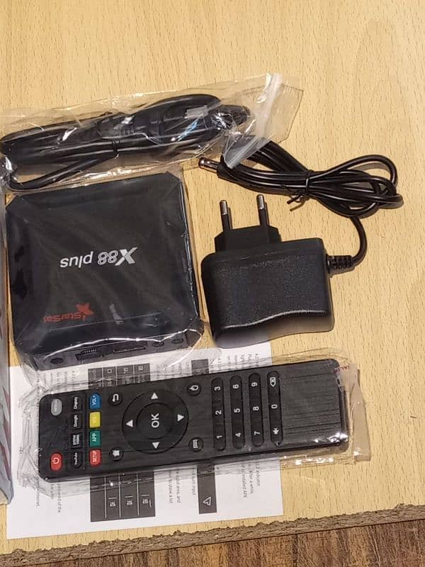 X88 plus Android TV box 4K. 2