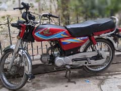 Honda CD 70 2019 model total Janiun 1st hand biometric available