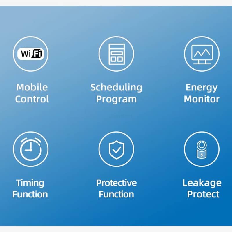 Smart Energy Saving wifi Breaker 63A with unit control system 2