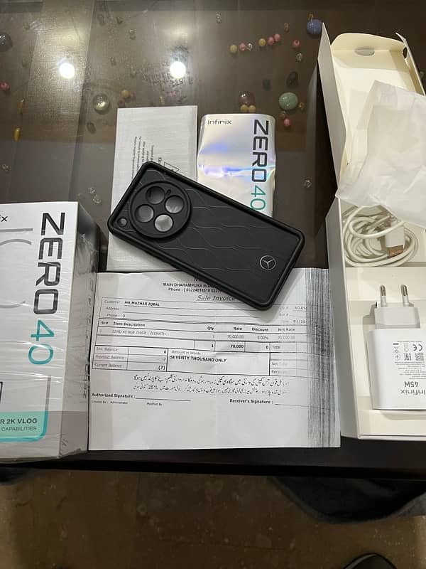 infinix zero 40 with 9months warranty just like box pack condition 4