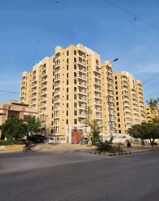 4 bed dd XL Brand New Apartment For Rent in King Presidency Gulistan e Johar Karachi 1