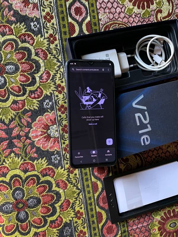 vivo v21e full box full ok no open repair 8