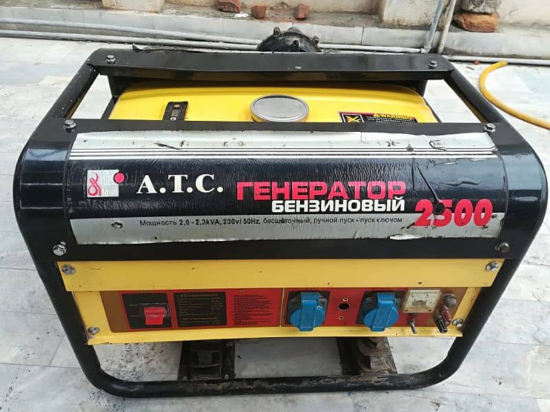 A. T. C generator 2500w 0