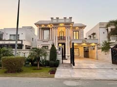 26 Marla Slightly Used Almost Brand New Owner Build Spanish design most luxurious elegant Full Furnished For sale, Facing Park at top Location of DHA Phase 5 (Solar Installed)