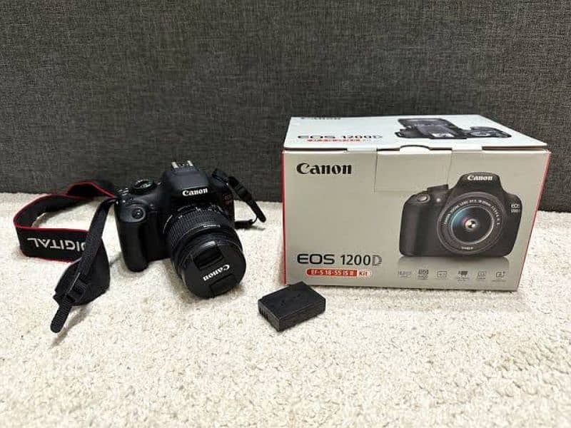 canon 1200d for sale with box 0