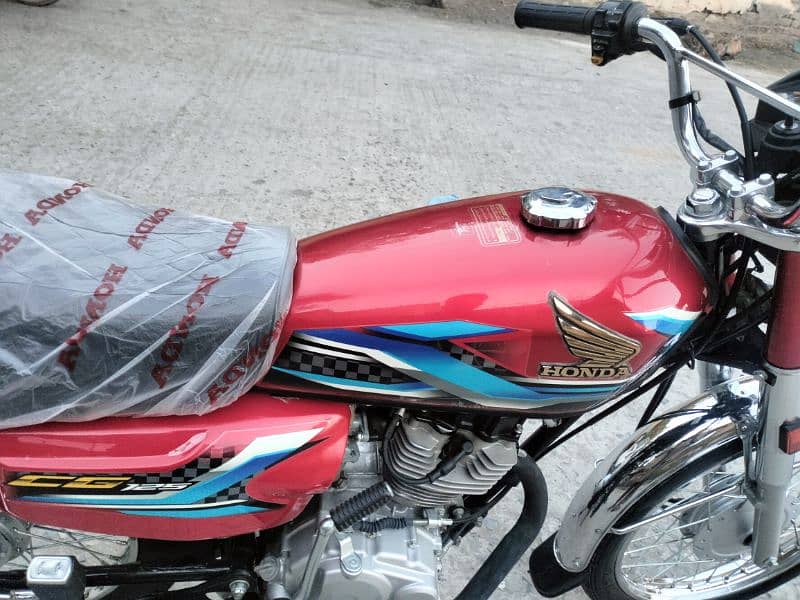 Honda CG125 model,2024 Islamabad number 3