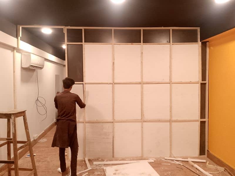 soundproof wooden wall partition 1