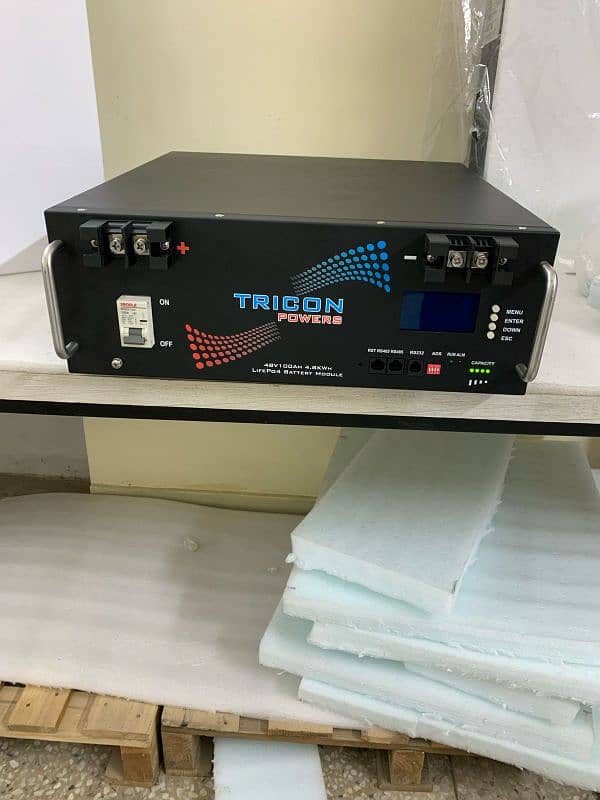 TRICON POWERS LITHIUM BATTERY 48V-100AH 0