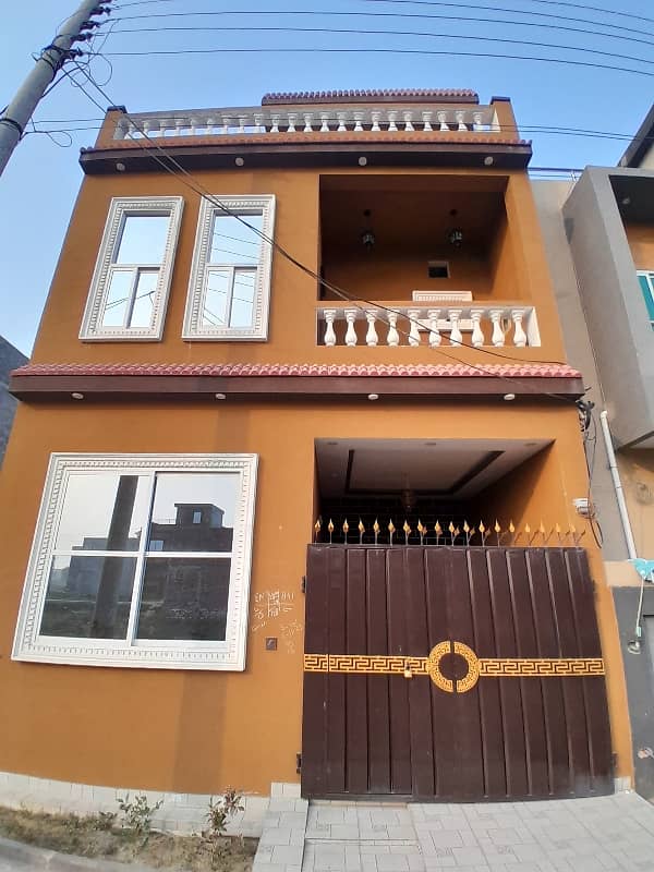 3 Marla Double Storey Brand New House For Sale In Al Ahmad Garden Housing Society Prime Location 0