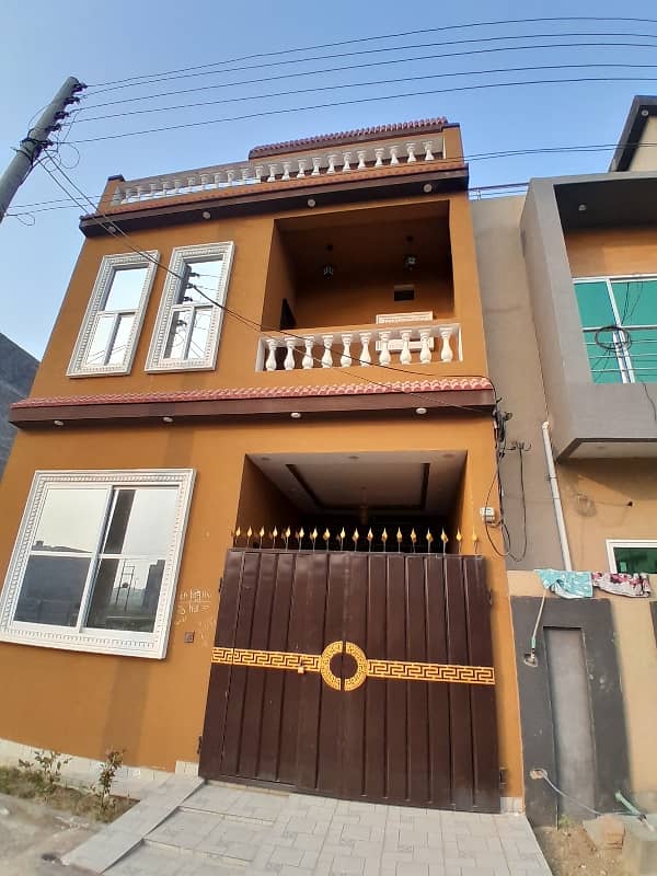 3 Marla Double Storey Brand New House For Sale In Al Ahmad Garden Housing Society Prime Location 1