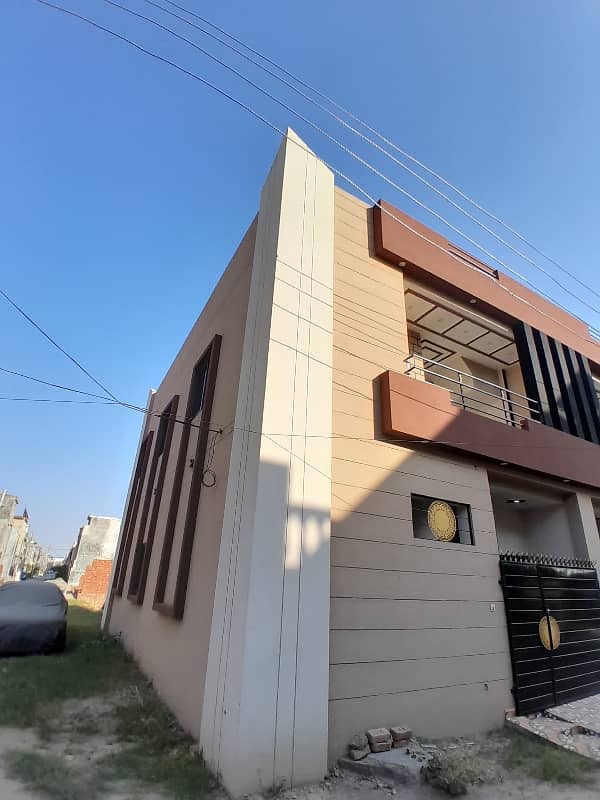 4 Marla Double Storey Brand New House For Sale In Al Ahmad Garden Housing Society Prime Location 1