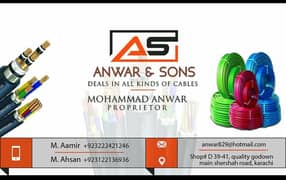 SOLAR WIRES-POWER CABLES-MULTIPLE CORE Power CABLES-CCTV CABLES