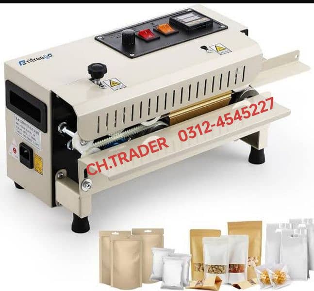 Mini Band sealer, continues belt pouch sealer,sachet packing machine 0