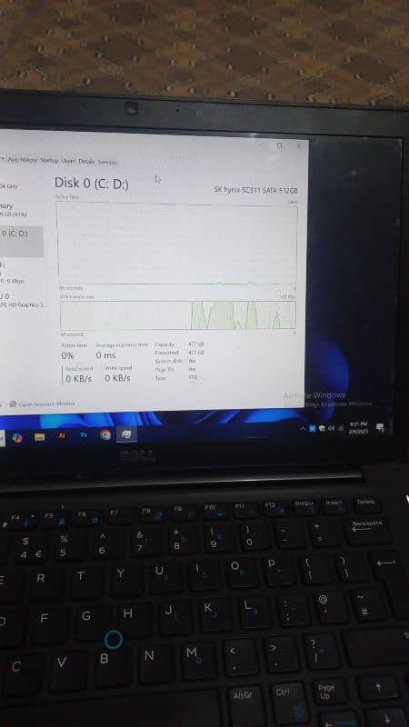 Dell i5 6th, 8gb 256gb ssd 12