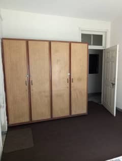 Semi furnished carpeted room