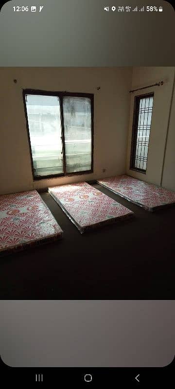 Semi furnished carpeted room 2