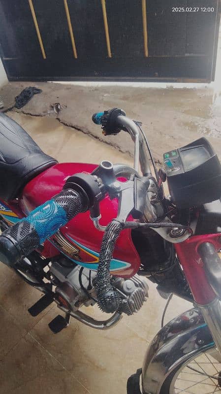 Honda CD70 2018 model registered number 2019 5