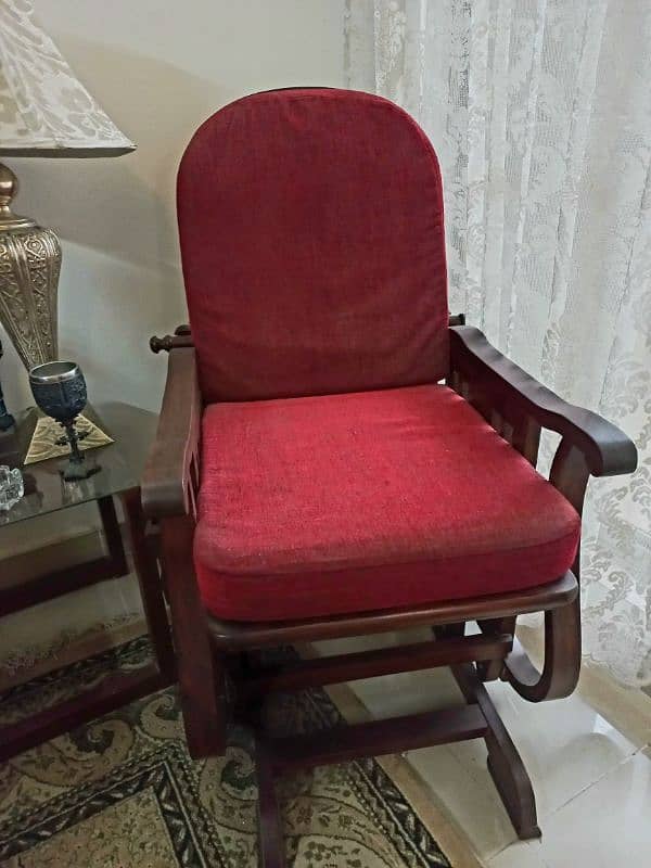 Solid Wooden Rocking / Recliner Chair 2